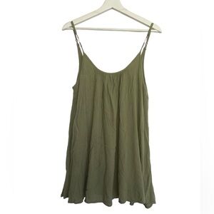 ROXY Boho Olive Green Cami Cami Top Size XS